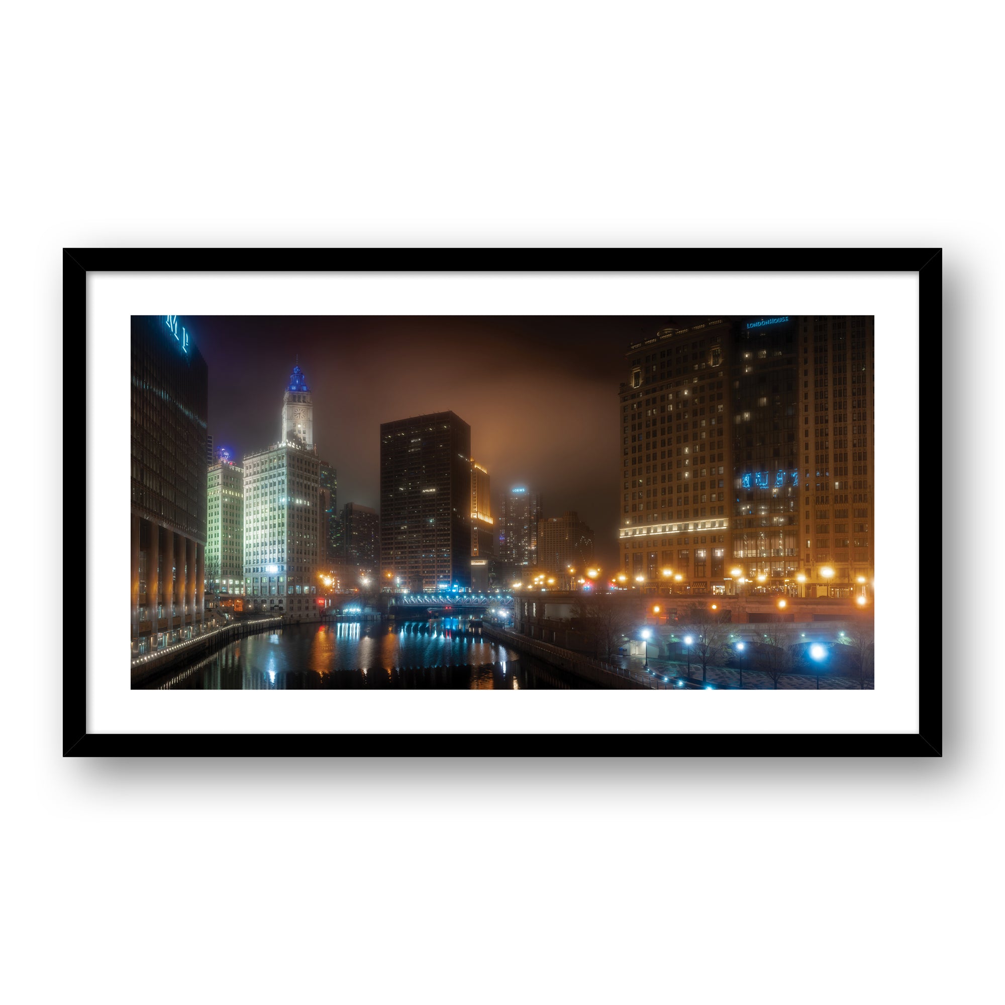 Chicago River & Skyline #3848